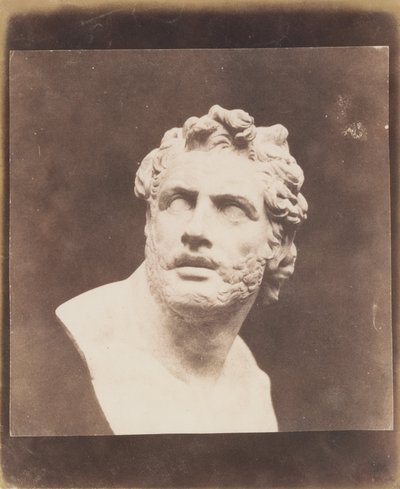 Borstbeeld van Patroclus door William Henry Fox Talbot